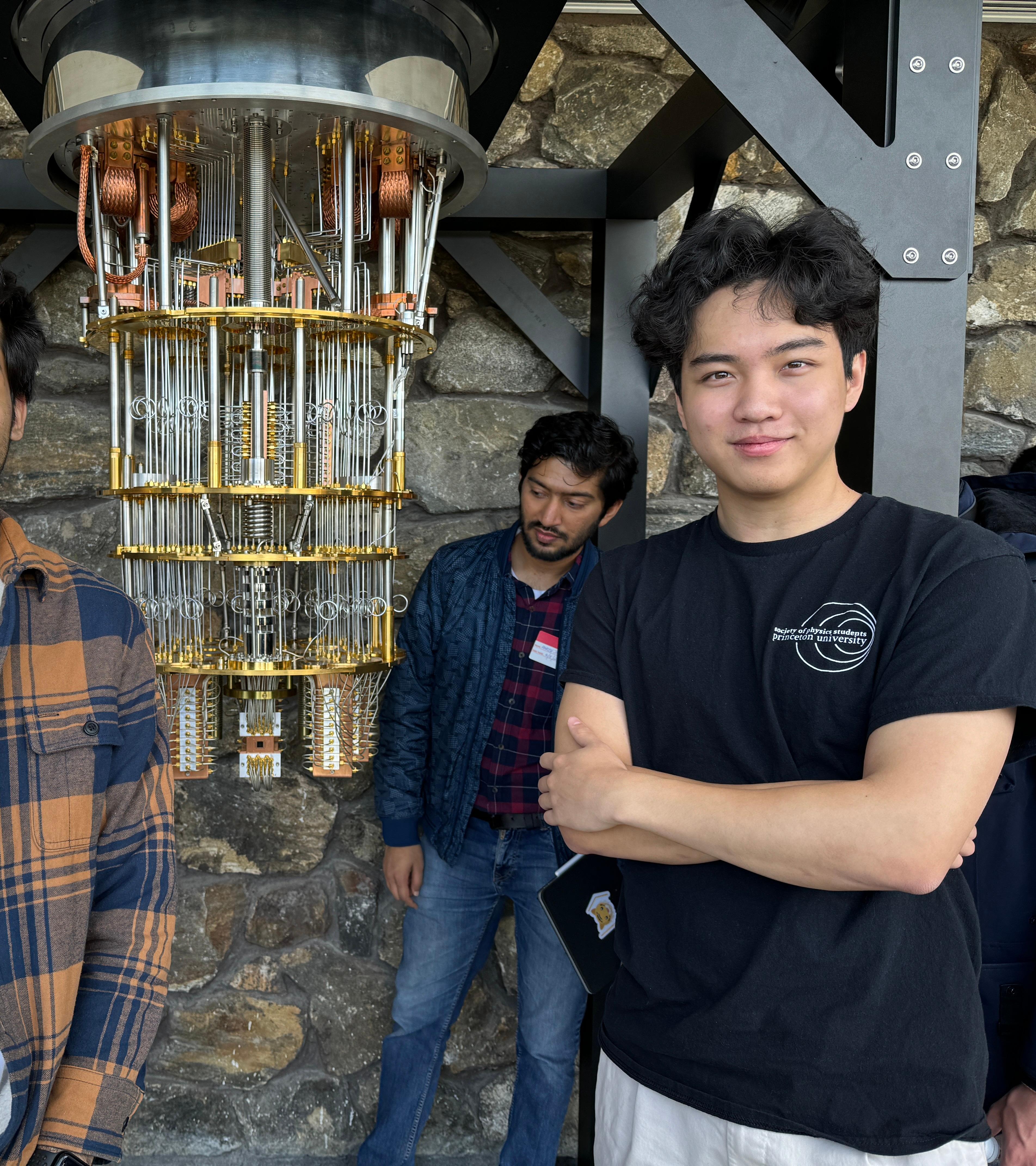 Me at IBM's quantum computing lab in New York