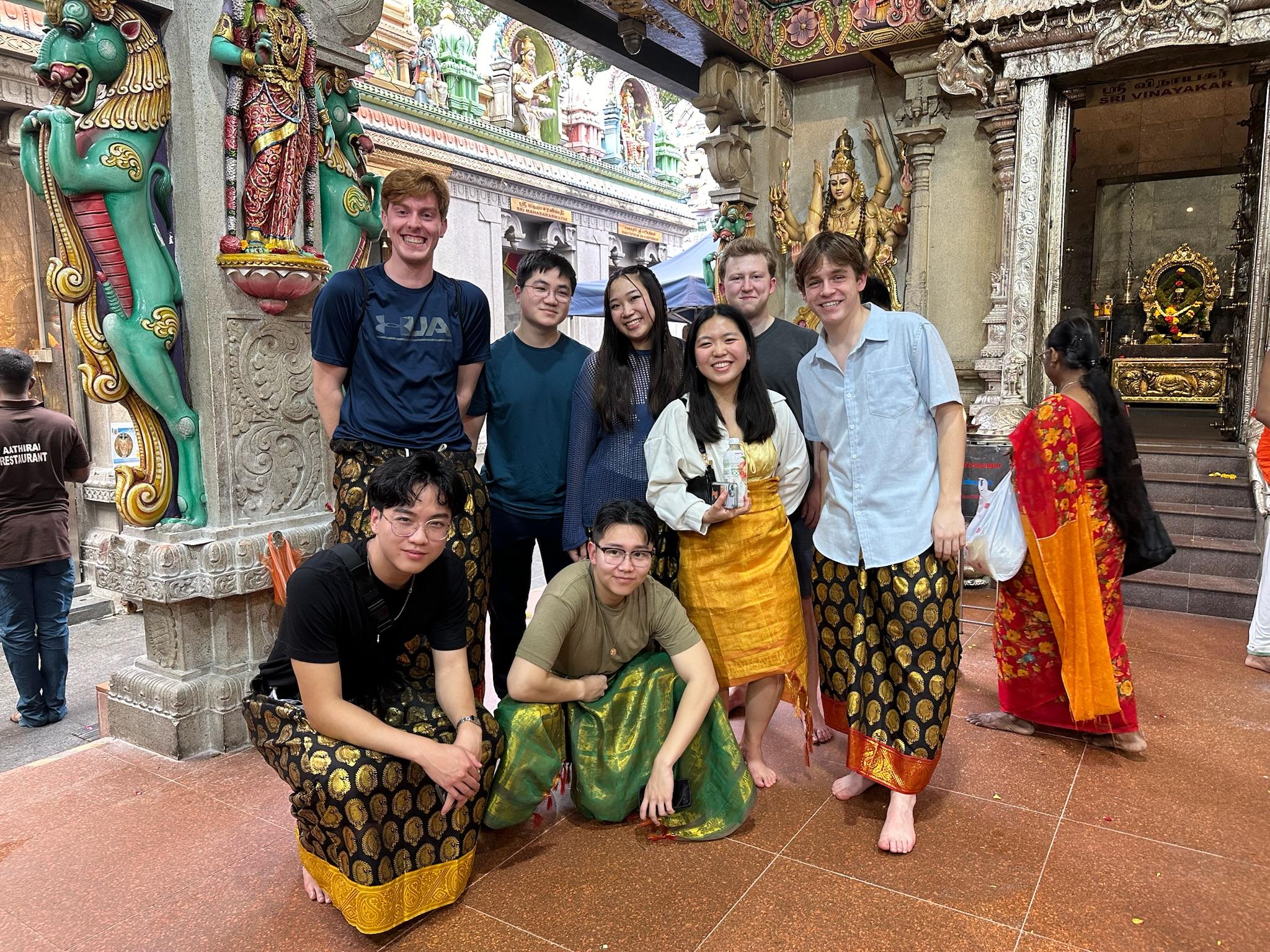 Me and the Singapore TigerLaunch delegation visiting a buddhist temple